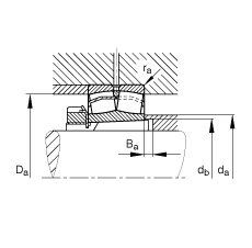 {ĝLS 23036-E1-K-TVPB + H3036,  DIN 635-2 ˜ʵҪߴ, F׺;o